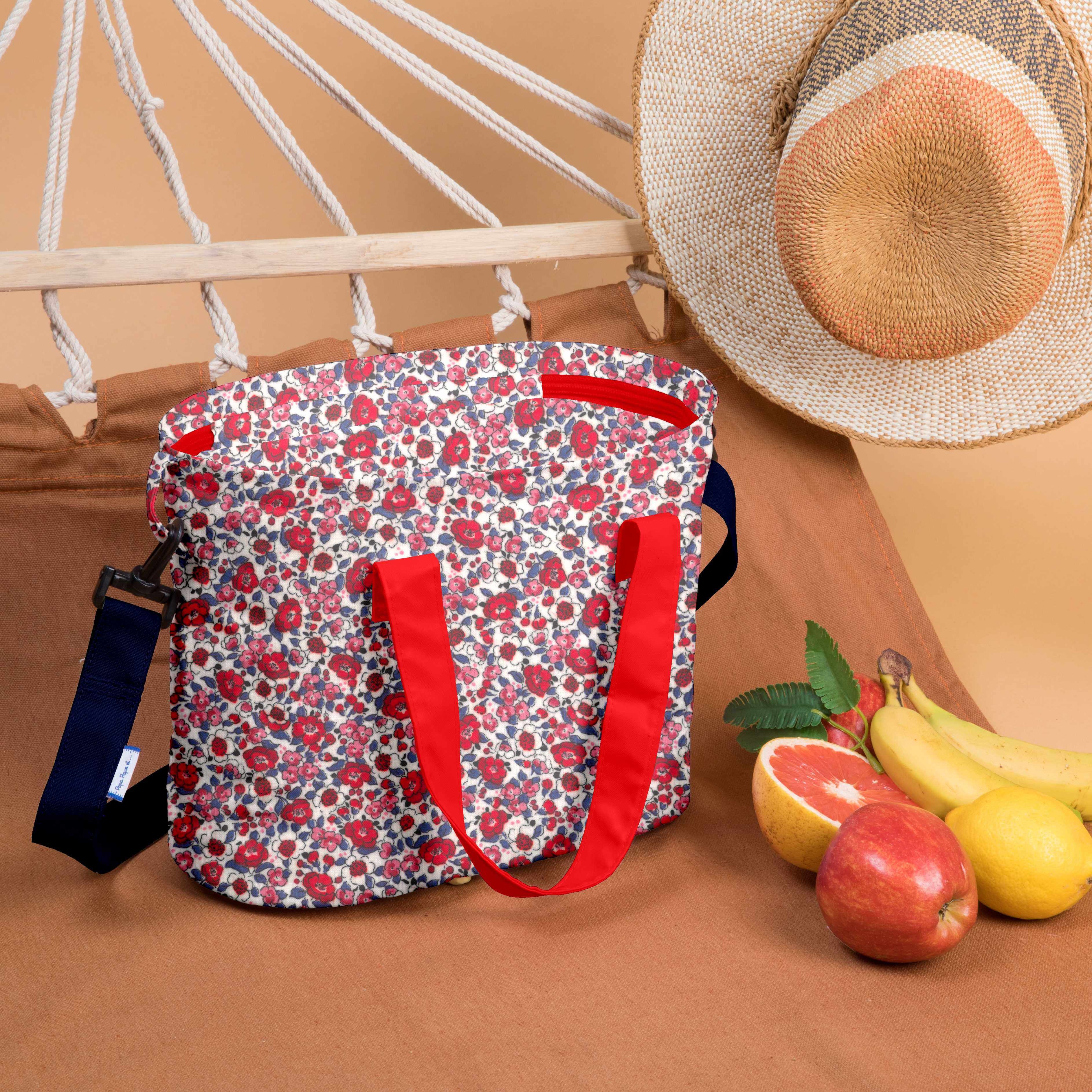 Sac Lunch Isotherme Rouge Corolle