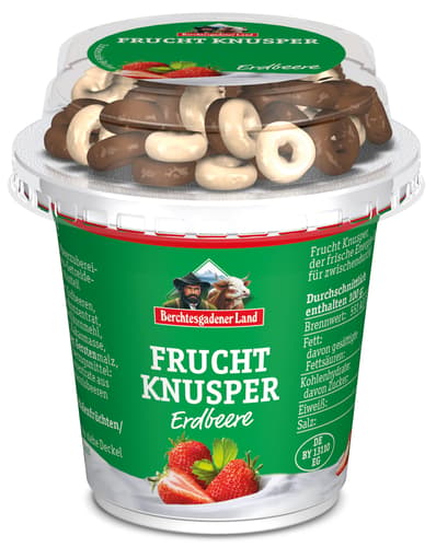 Berchtesgadener Land Frucht & Knusper Joghurt Erdbeere