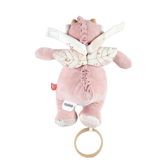 Lina & Joy Peluche Mini-musicale Veloudoux    Rose        de               Noukies