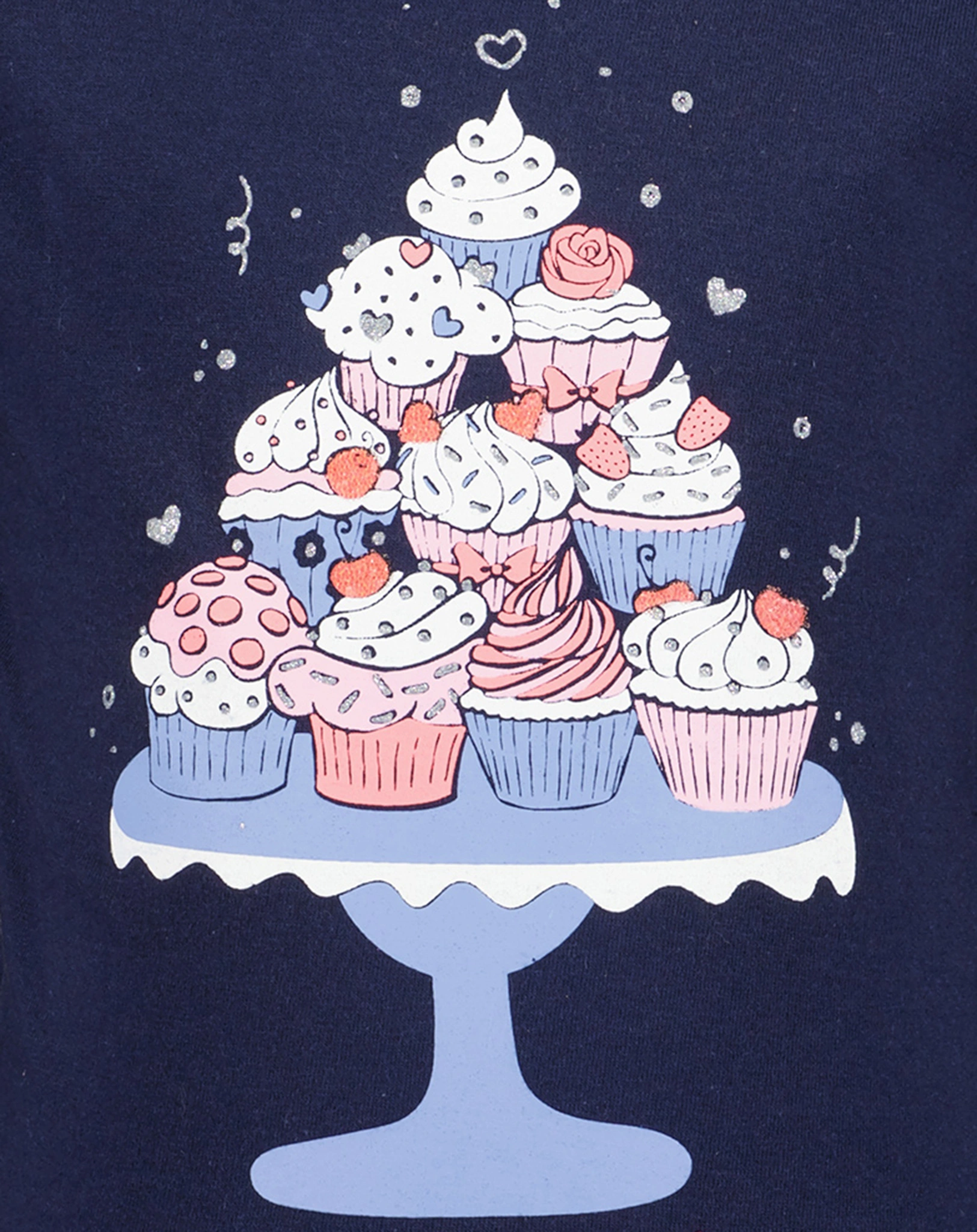Langarmshirt SWEETS in ultramarin