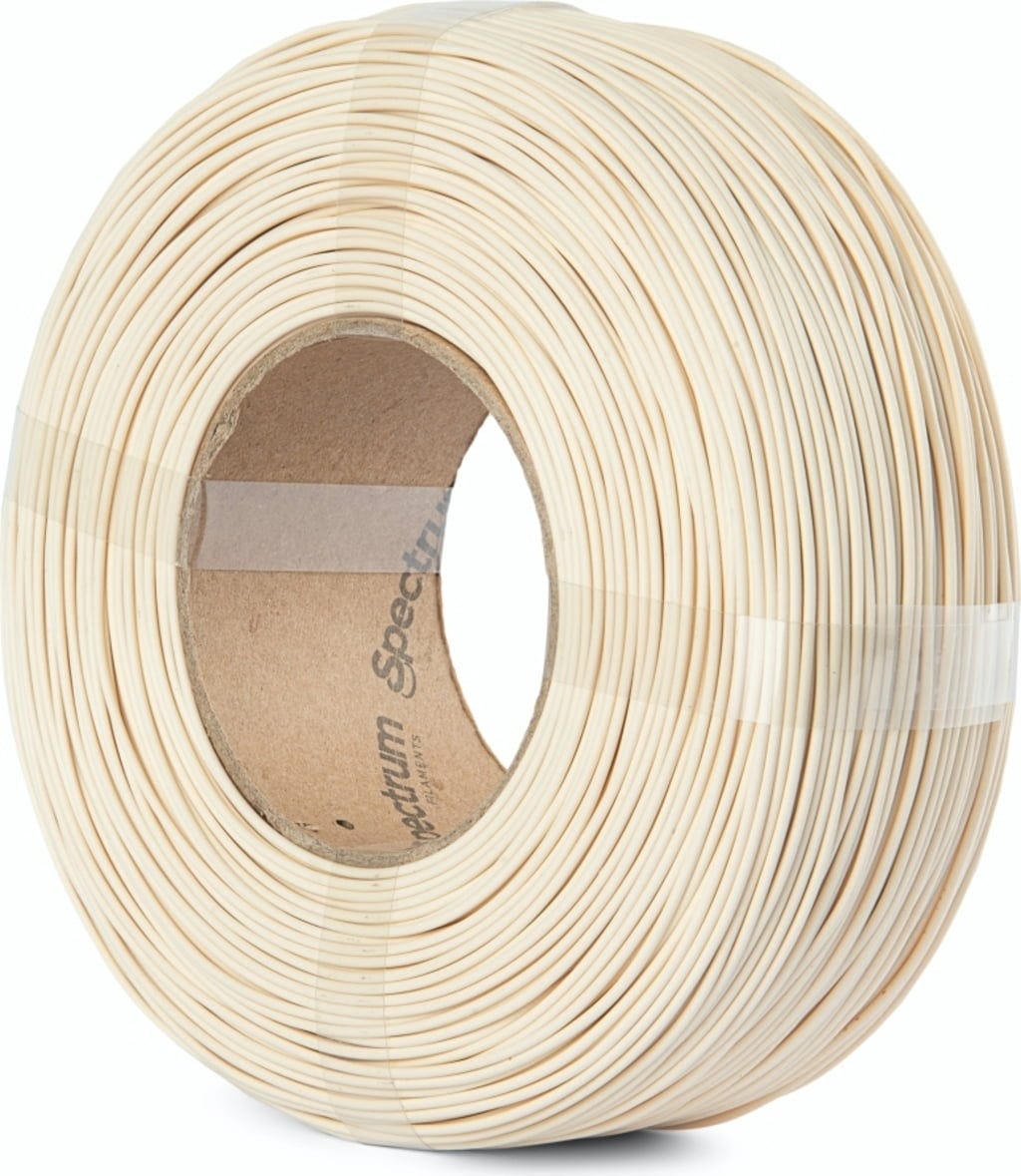 Spectrum  ReFill PLA Premium Ivory Beige, 1,75 mm / 1000 g    Refill Variante des verzugsfreien PLA in Ivory Beige