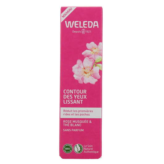 Contour des yeux lissant Rose Musquée et Thé Blanc Weleda - Anti rides bio