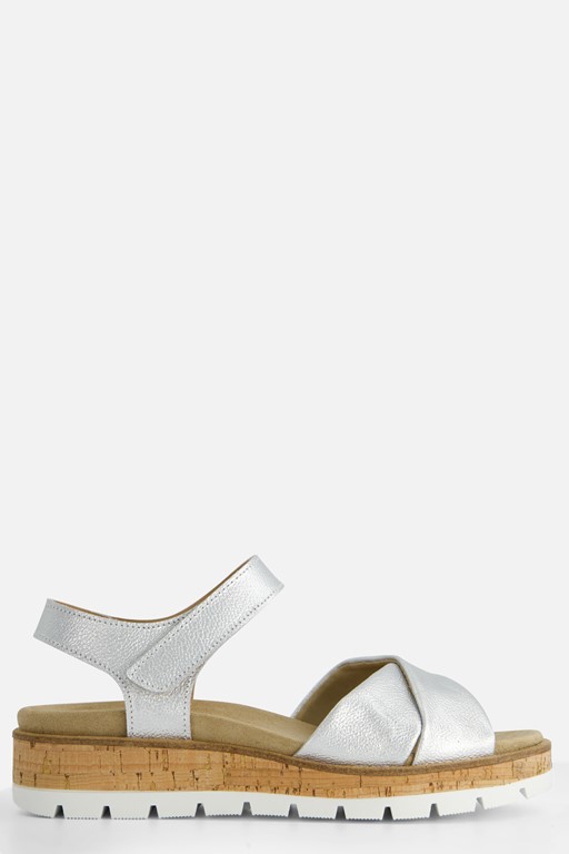 Feyn Mia 01 Sandalen zilver Leer