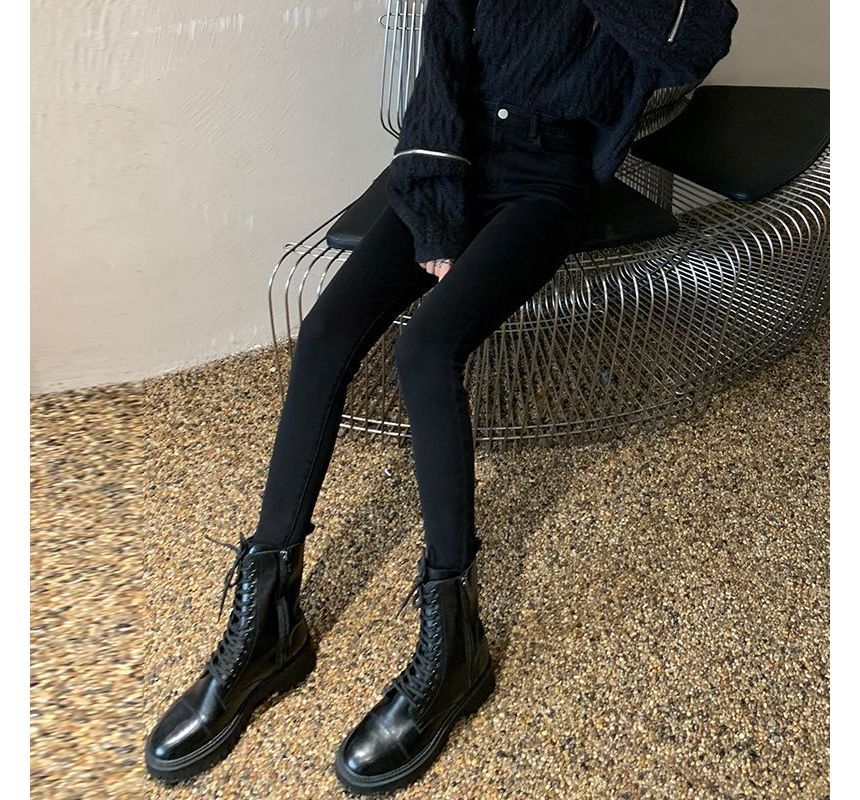 Baoinie - Skinny jeans met hoge taille