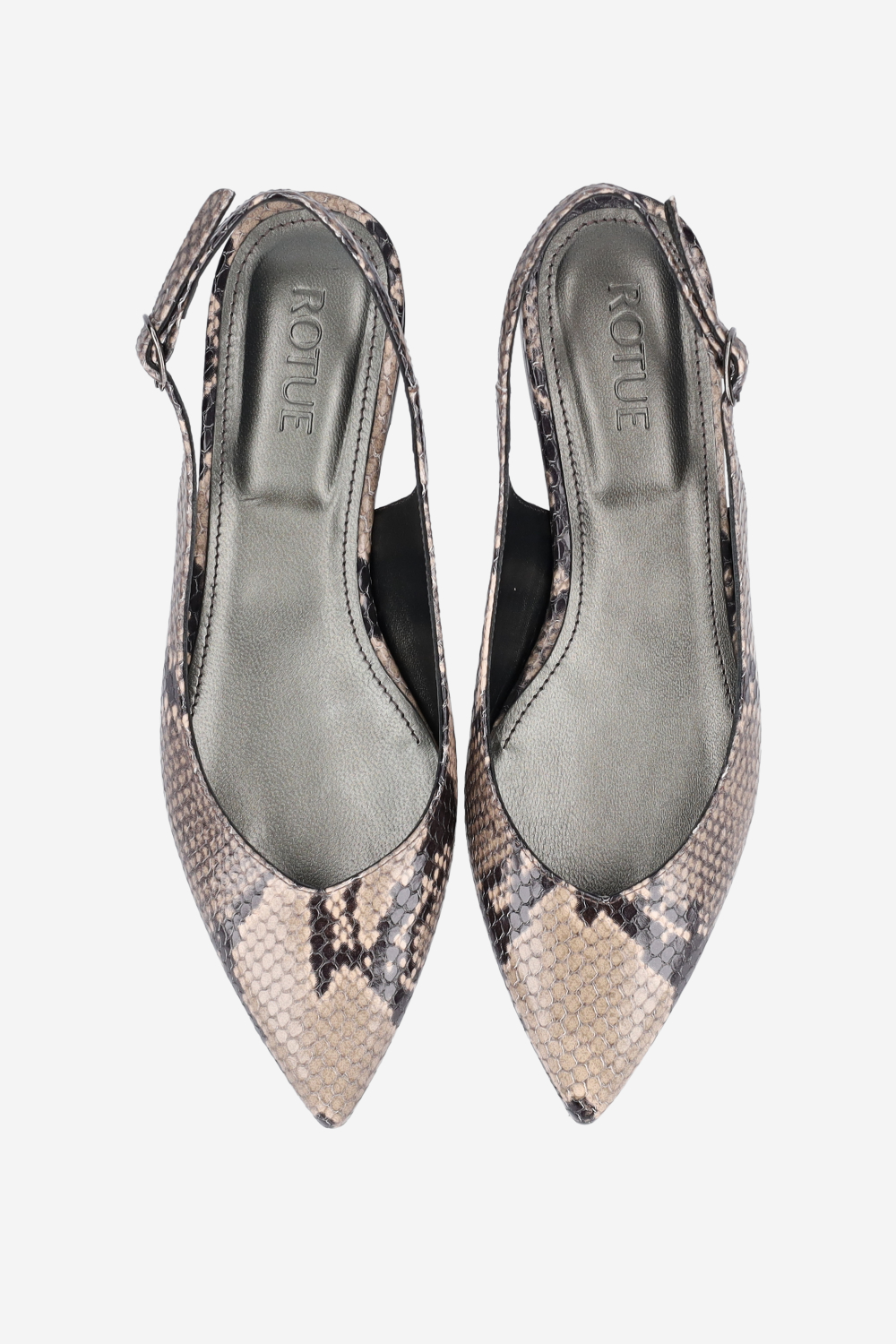 July leather slingbacks
