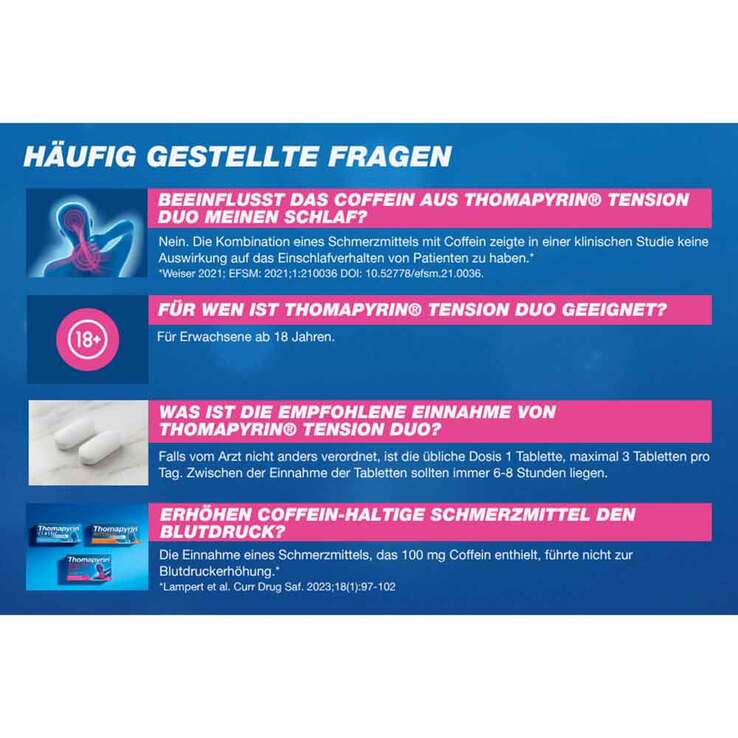 Thomapyrin TENSION DUO 400 mg / 100 mg Filmtabletten, 36 St