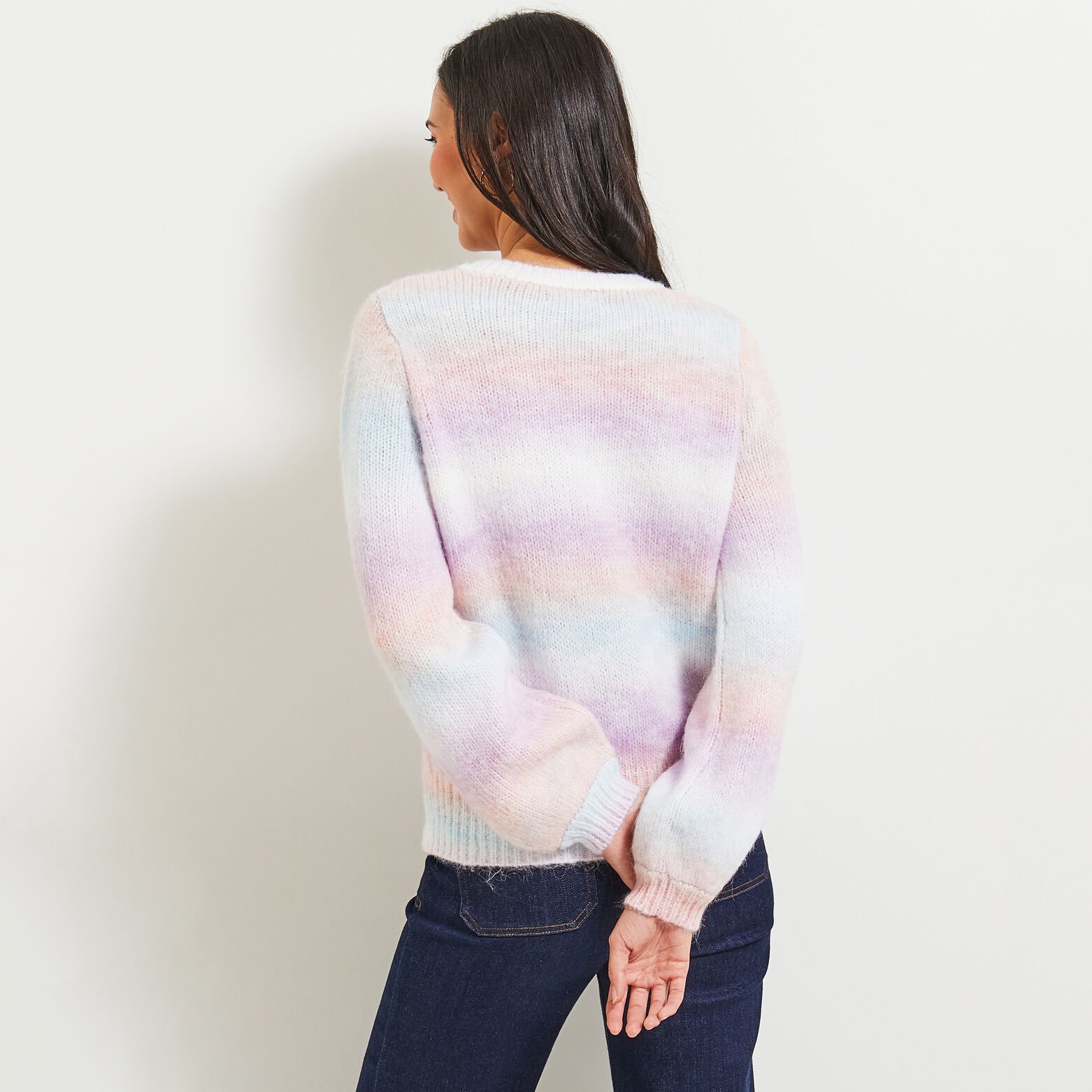 Pull multicolore femme