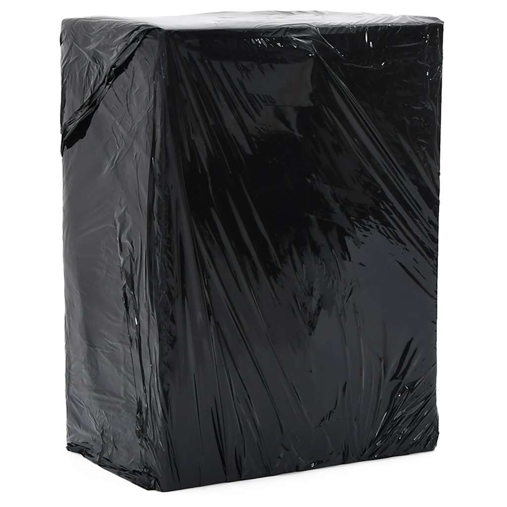 vidaXL Stretchfolie 2 st Zwart 17 μm 50 cm x 150 m