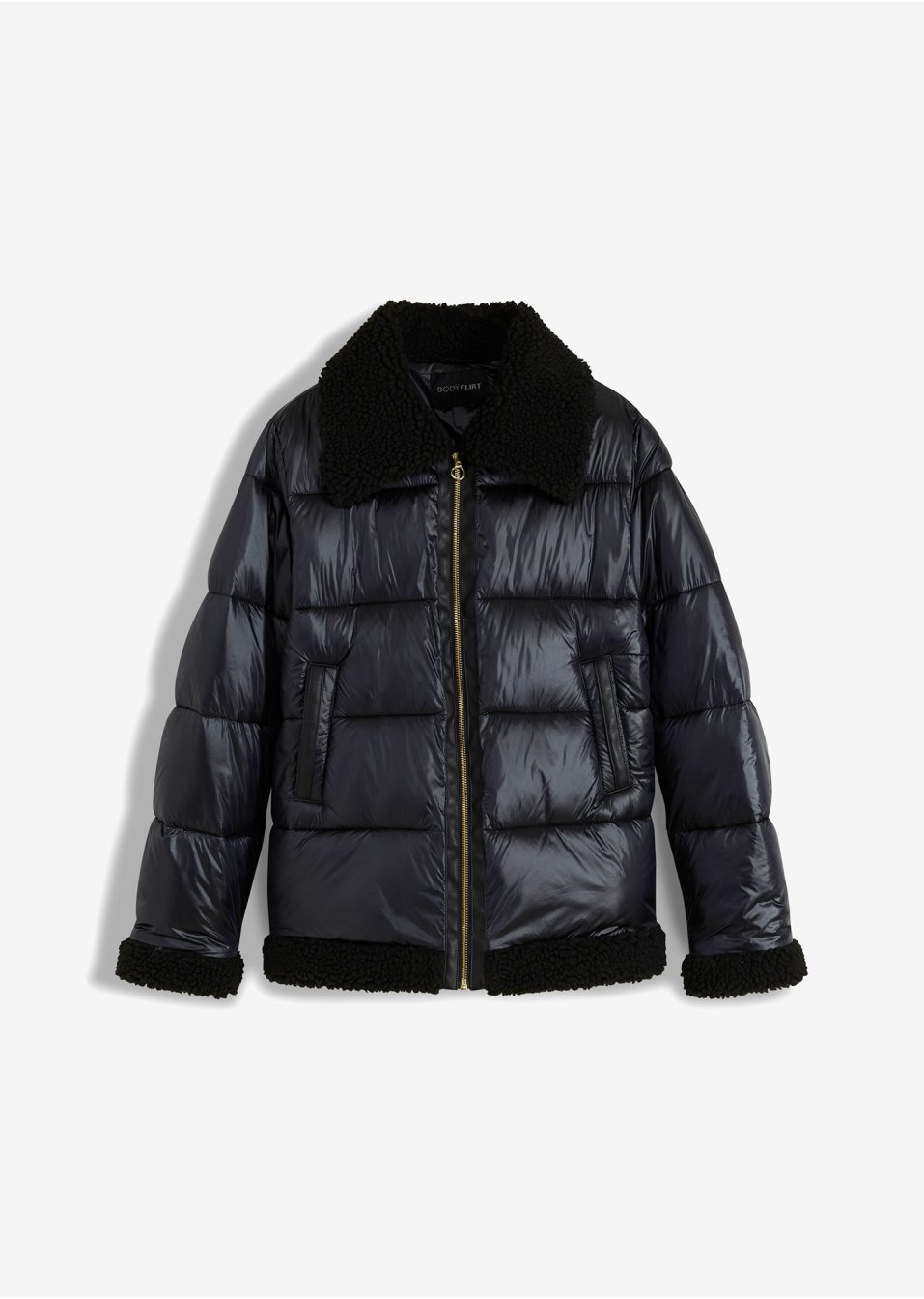 Veste matelassée en mix de matières