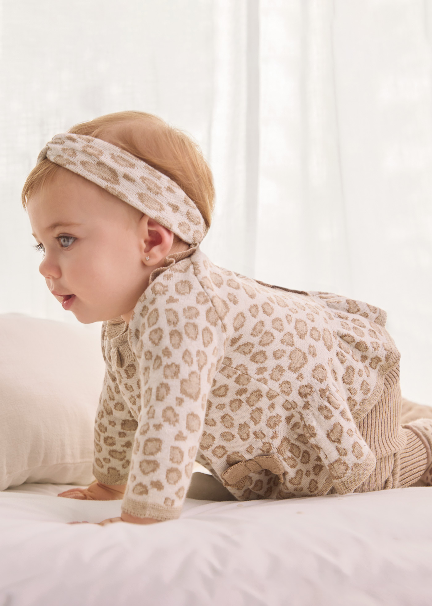 Conjunto de malha de algodão Better Cotton de 3 peças para recém-nascido