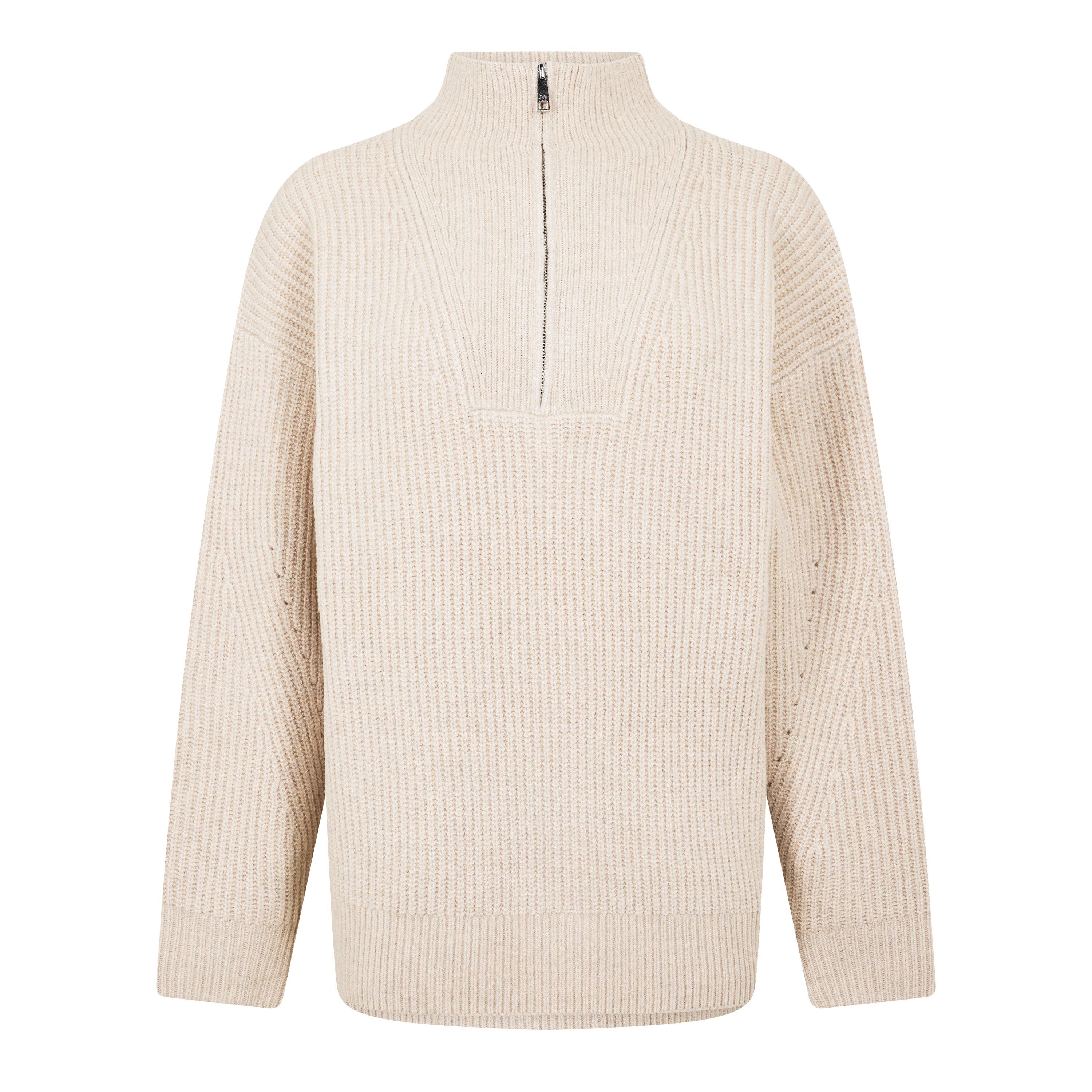 Jack Wills JW High Neck Zip Knitted Jumper