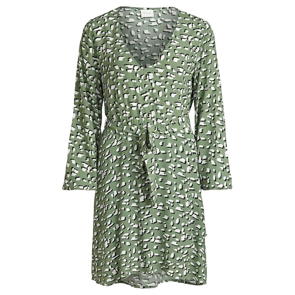 Vila Robe Verte À motifs Femme Vila Viviska