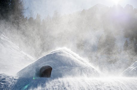 Übernachtung im Romantik-Iglu in Südtirol als Geschenkidee