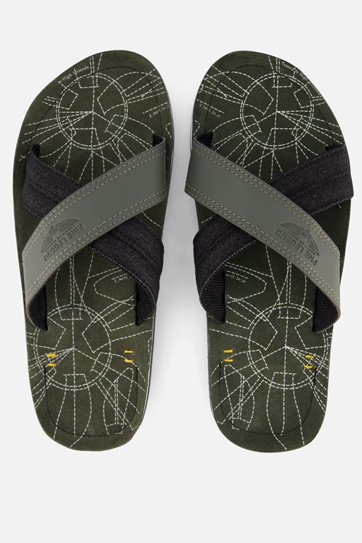 PME Legend Haig Slippers grijs Textiel