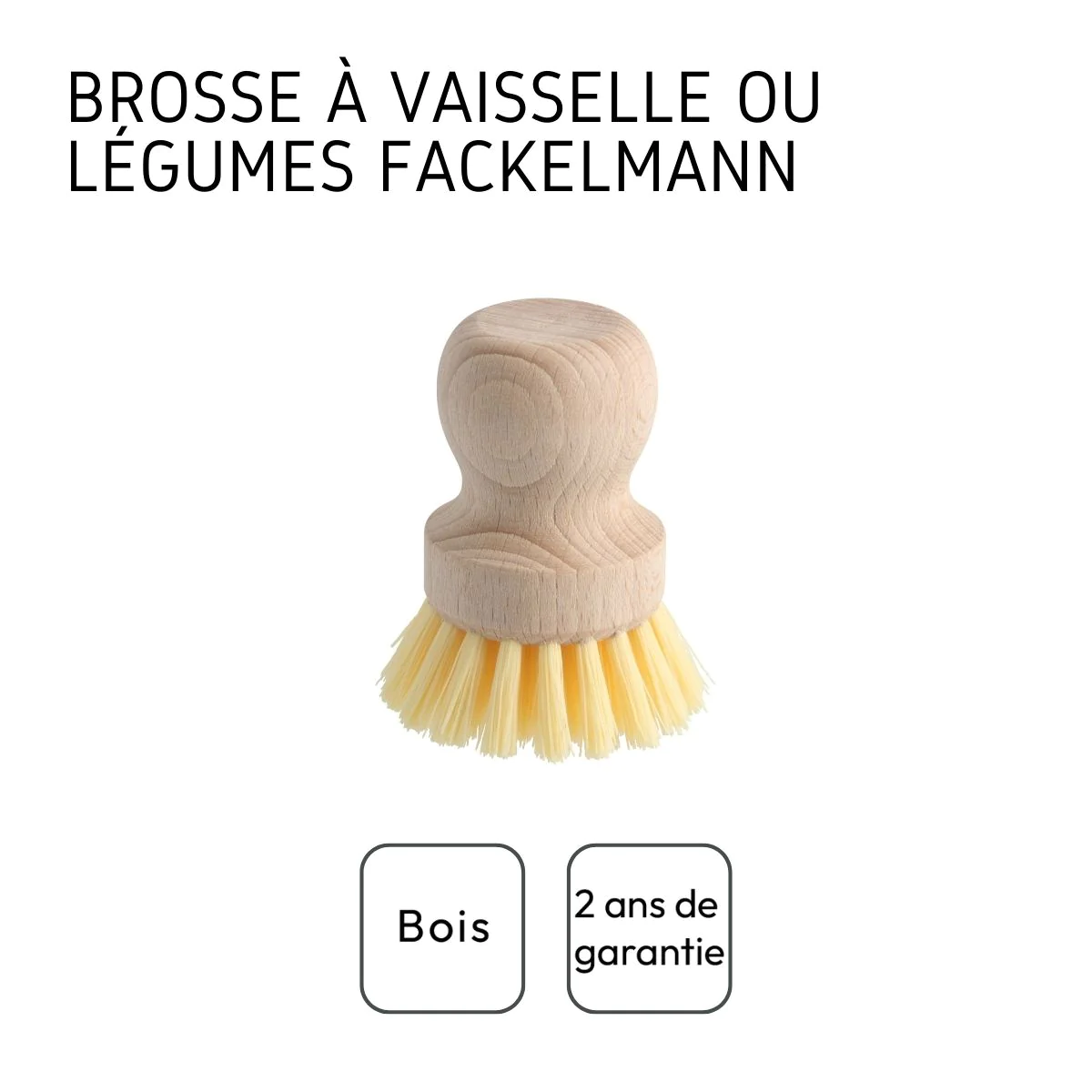 Brosse à vaisselle en bois écologique Eco Friendly Fackelmann