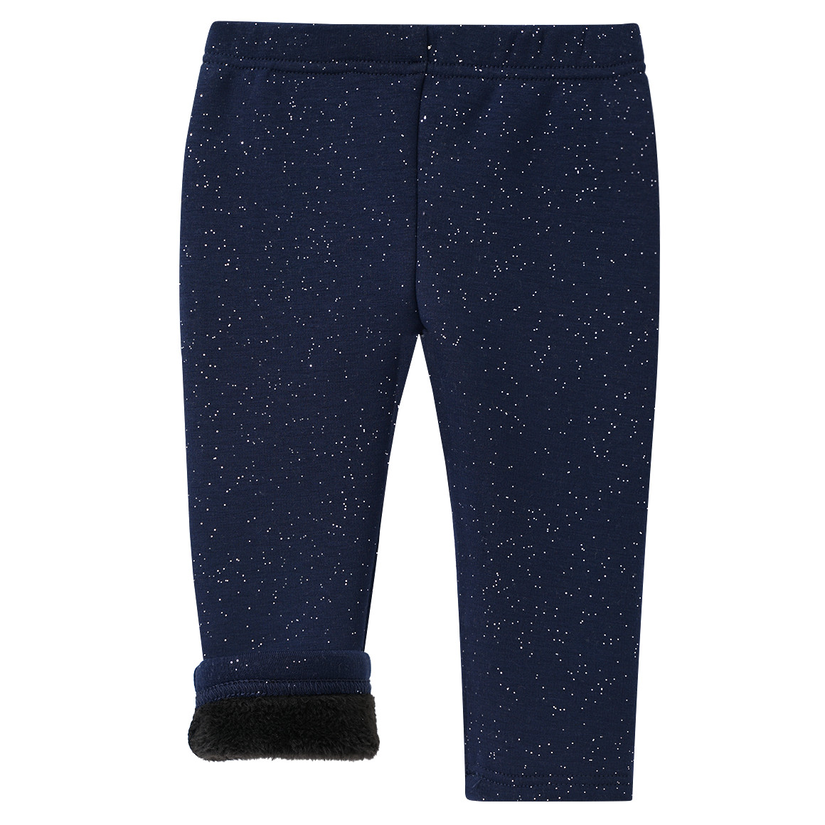 Topomini Baby Thermo-Leggings mit Glitzer dunkelblau