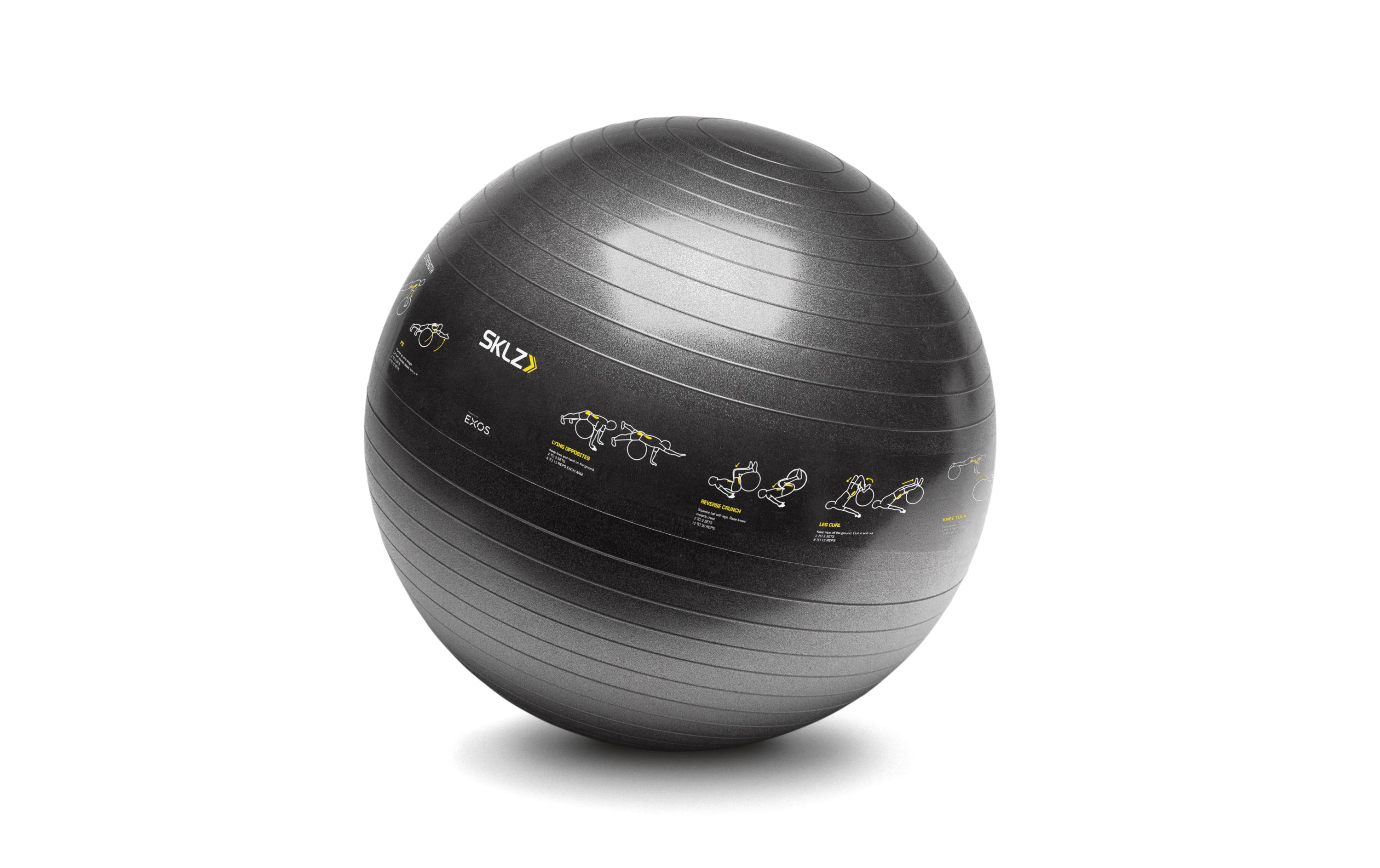 Gymnastikball schwarzTrainingsball für ein gezieltes Ganzkörpertraining