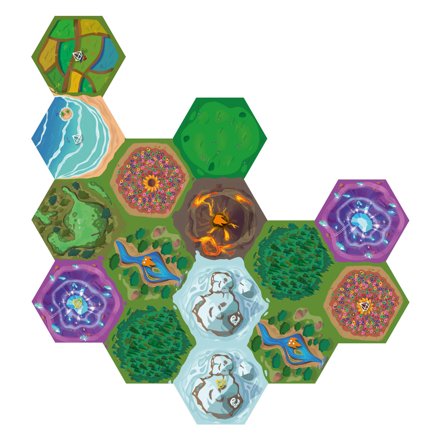Haba Spel - Dobbelkoning Uitbreiding van het Koninkrijk