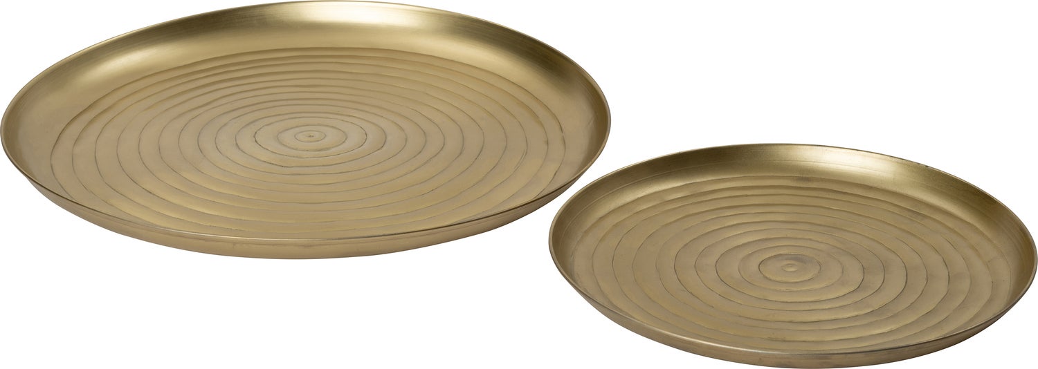 Intratuin dienblad Deni goud D 25 H 1,5 cm