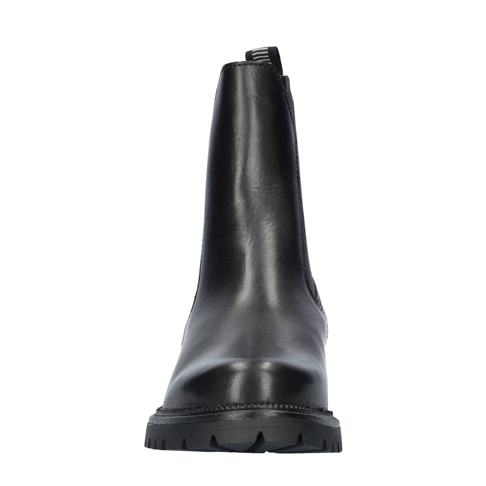 Tamaris leren chelsea boots zwart