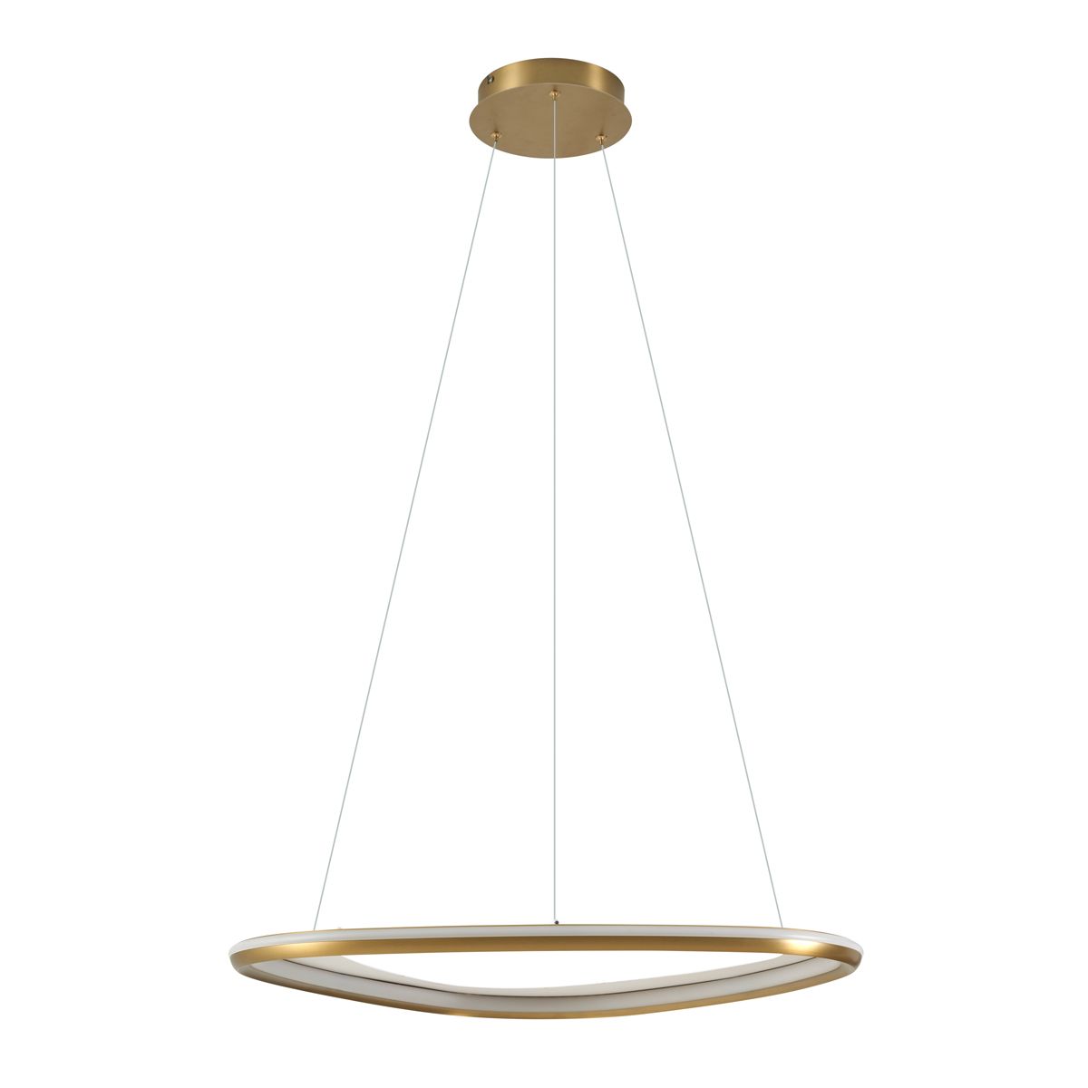 Design hanglamp goud 3-staps dimbaar - Organico