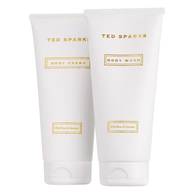 Ted Sparks Giftset Showergel & Body Cream Fresh Linnen