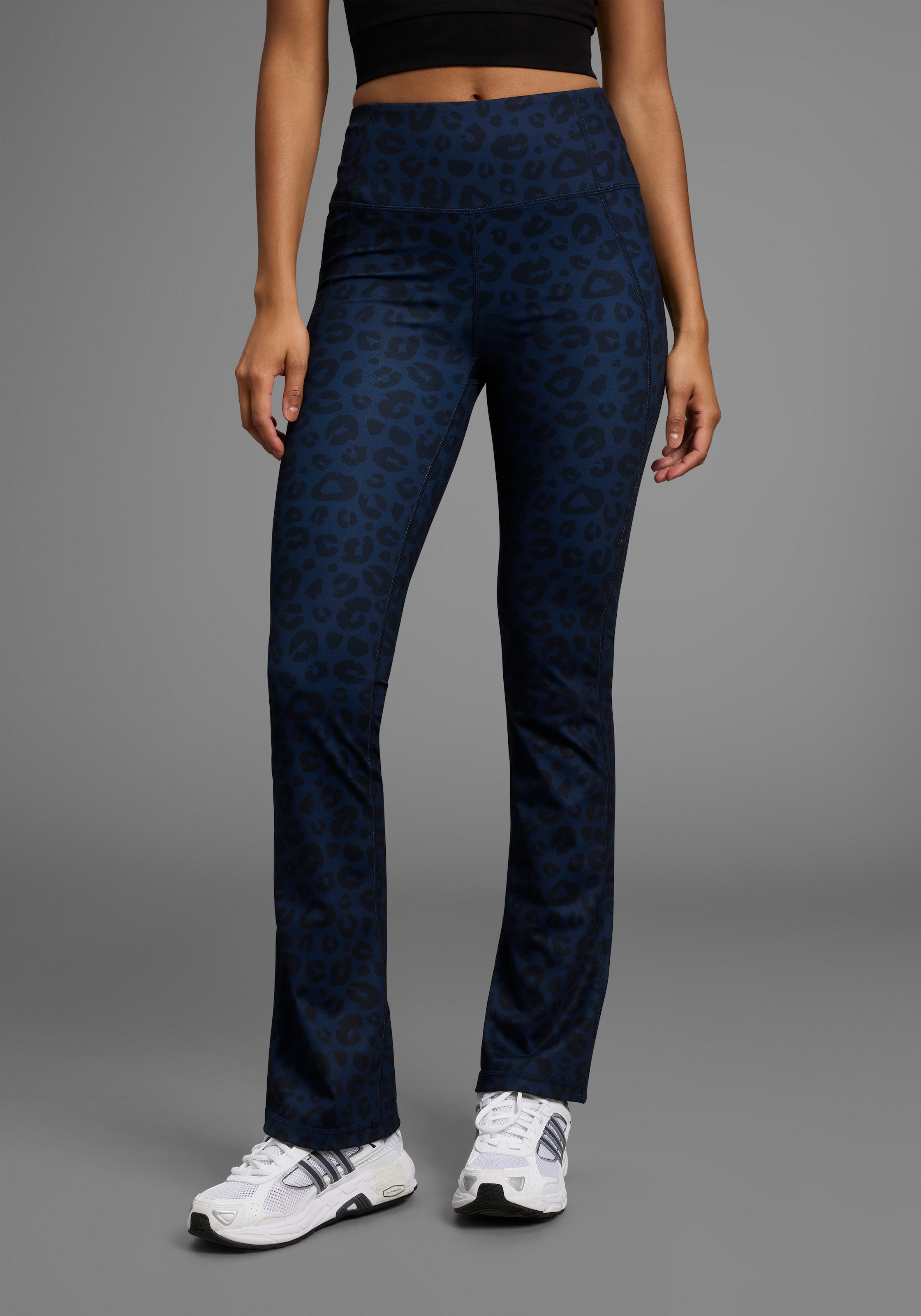 FAYN SPORTS Leggings  Reflektor Logo-Print