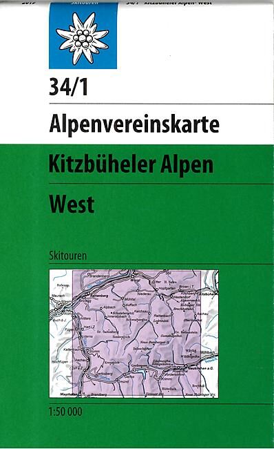 ALPENVEREIN - 34 1S KITZBUHELER ALPEN 1 50 000