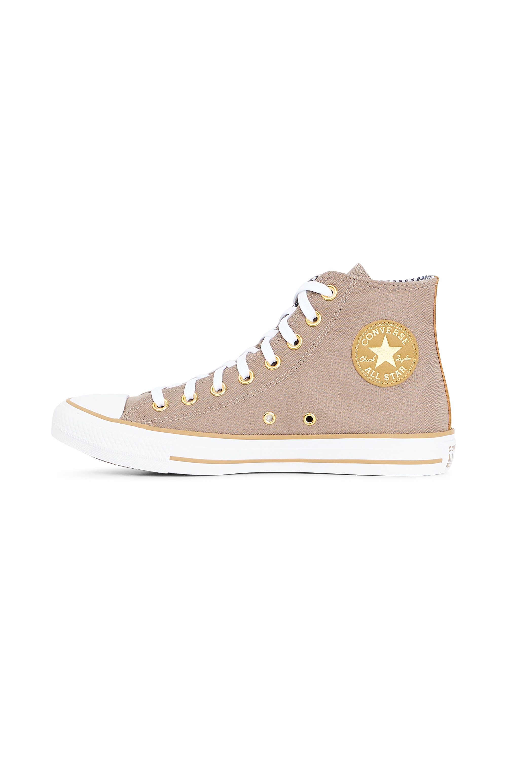 CONVERSE Baskets montantes CHUCK TAYLOR ALL STAR HERRINGBONE STRIPE Beige