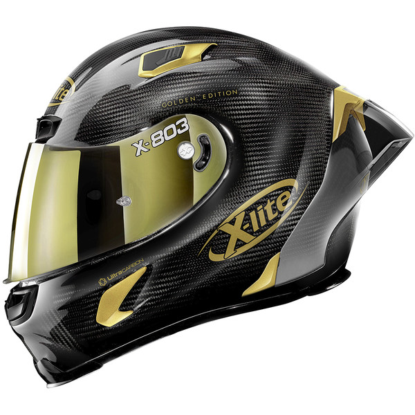 X-lite - Casque X-803 RS Carbon Golden Edition Noir / Or