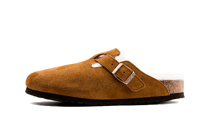 Birkenstock Boston Shearling Suede Mink
