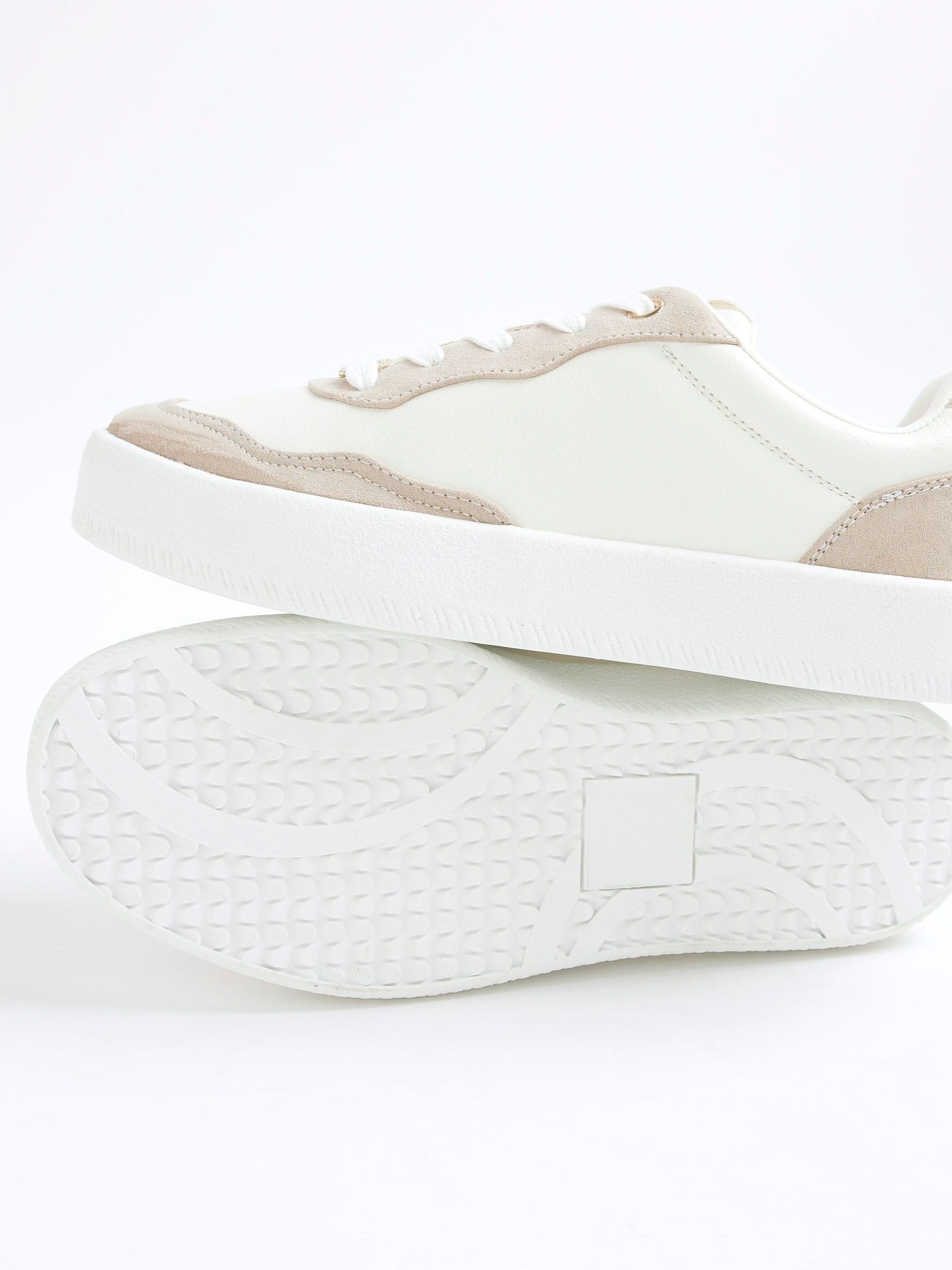 River Island Lace-Up Platform Trainers