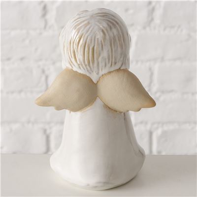 Ange de Noël en céramique