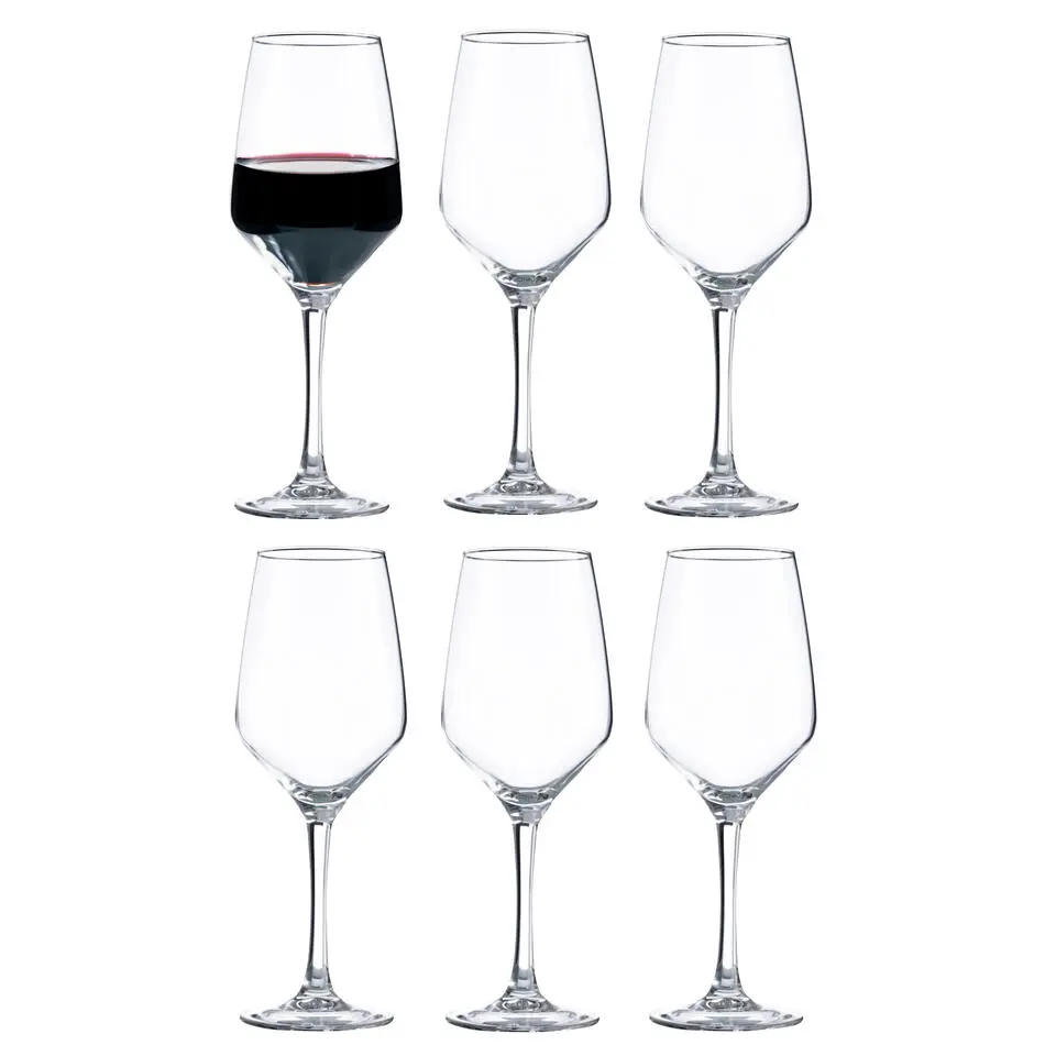 Vicrila wijnglazen Grigio - 6x stuks - rode/witte wijn - 440ml