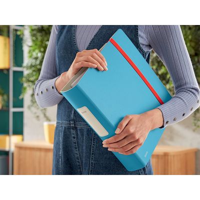 Leitz 180° Active Cozy - Classeur à levier - Dos 80 mm - A4 - bleu
