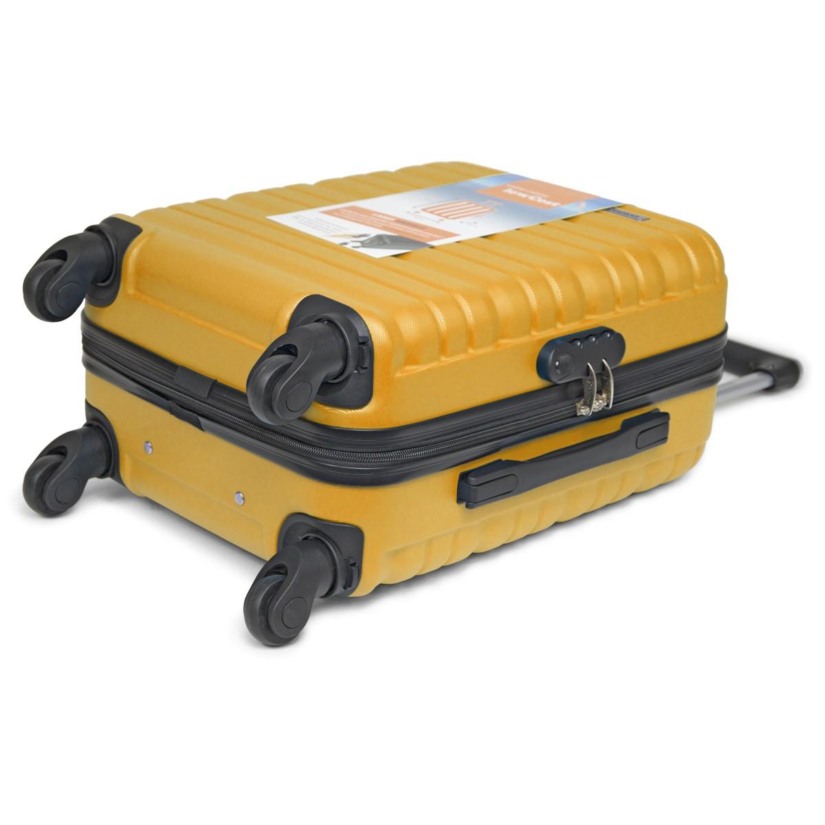 VALISE CABINE KINSTON JAUNE 50X36X20CM