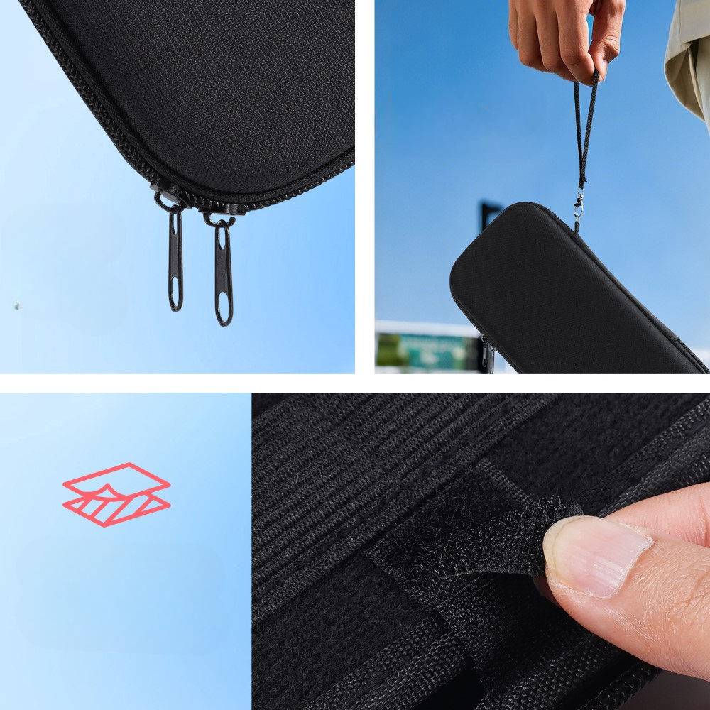 Nintendo Switch 2 Reise Box Schutztasche Hartschale mit Handschlaufe - Schwarz