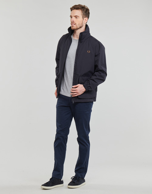 Fred Perry - PATCH POCKET ZIP THROUGH JKT - Marine
