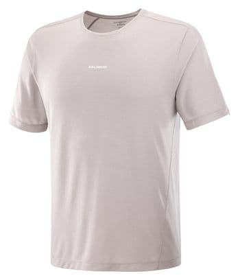 Maillot manches courtes Salomon SHKout Core Beige Homme