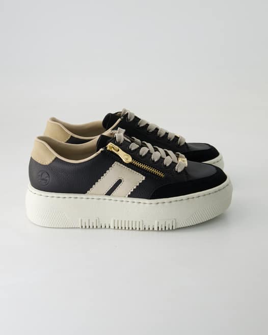 Rieker Morokko Sneaker in Schwarz