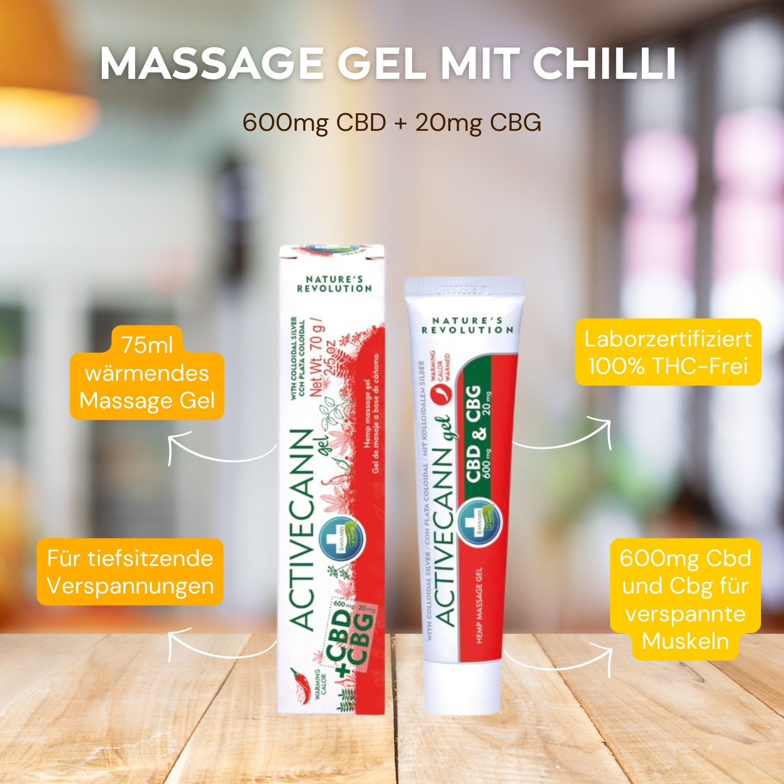 Weedness CBD Hot Massage Creme
