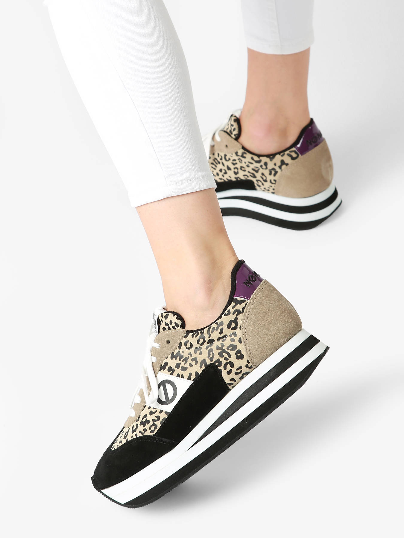 Sneakers Flex Jogger en cuir NO NAME