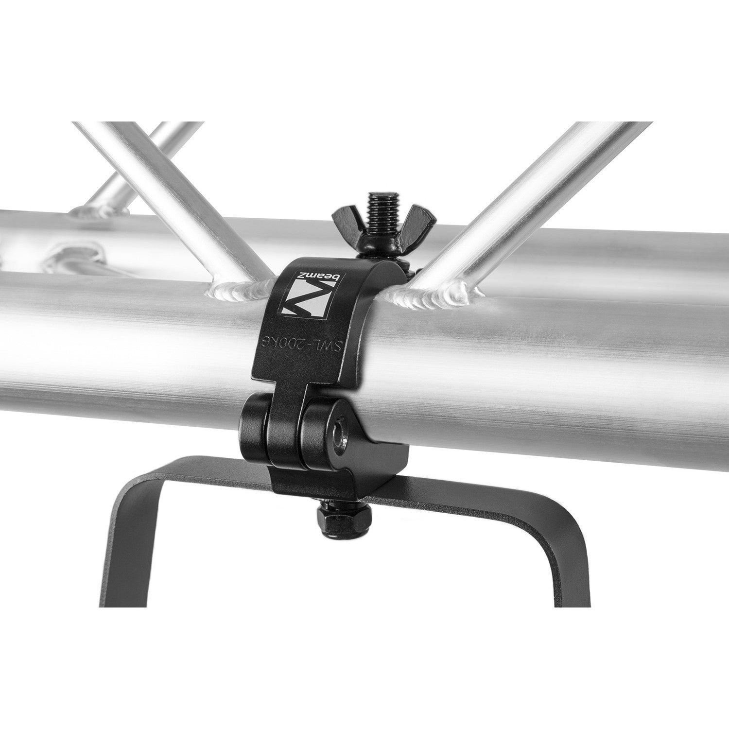 BeamZ BC50B-200 zwarte slimline half coupler 48-51 mm 200 kg