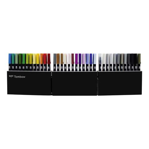 TOMBOW® ABT Dual Brush Pen Box mit 107 Farbtönen   Blender