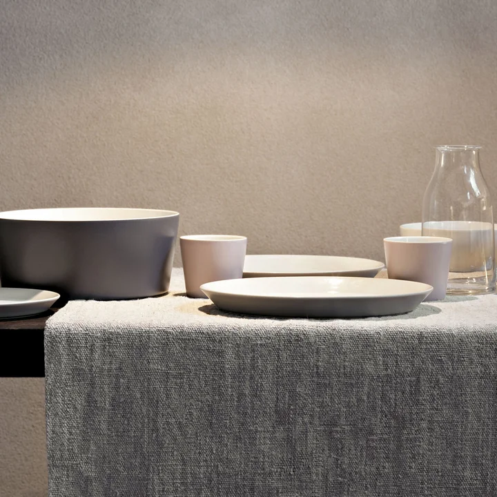 Alessi - Tonale Kleine Untertasse aus Steingut, hellgrau, ø 12 cm