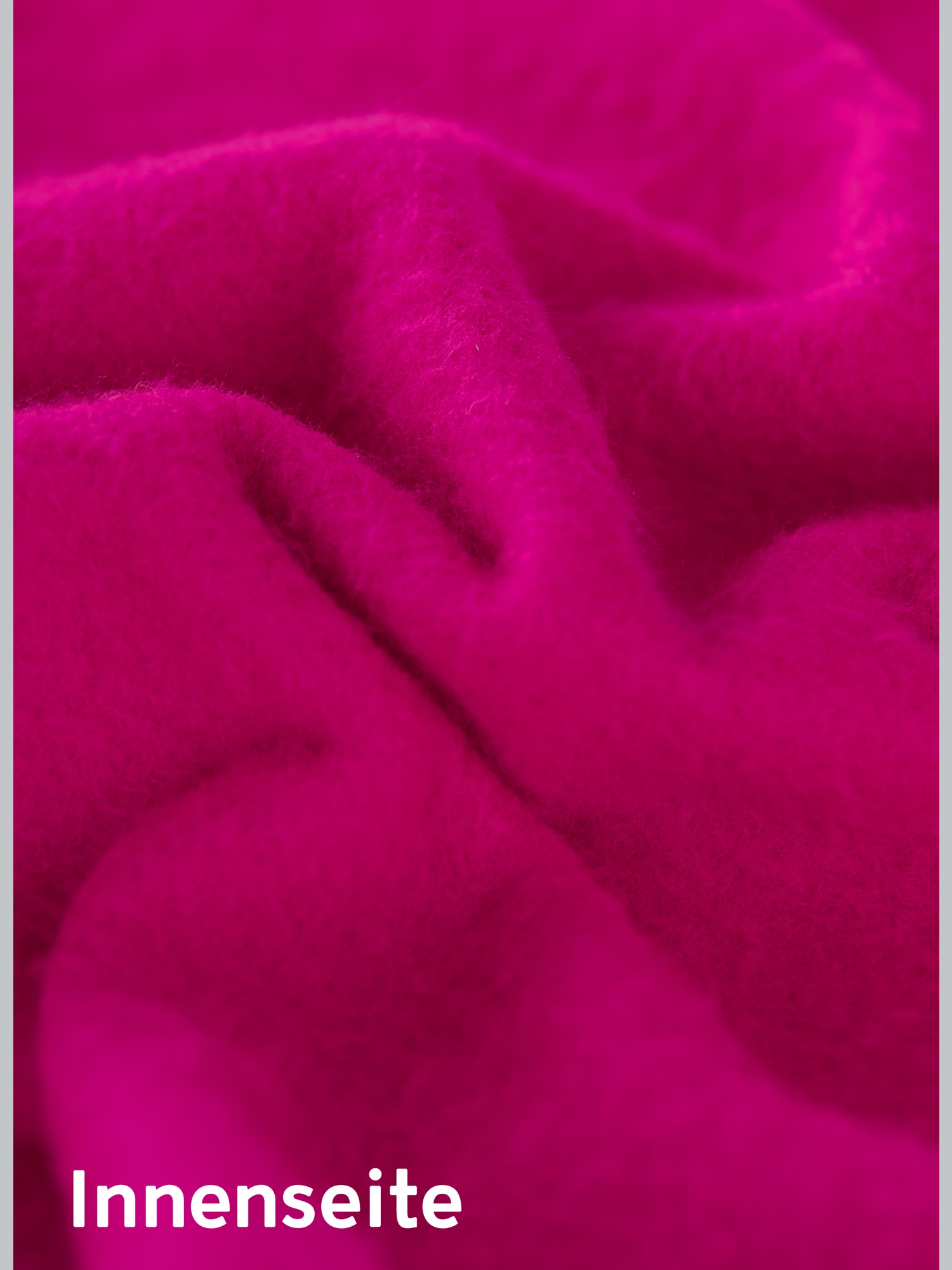 Taillierte Fleecejacke Magenta