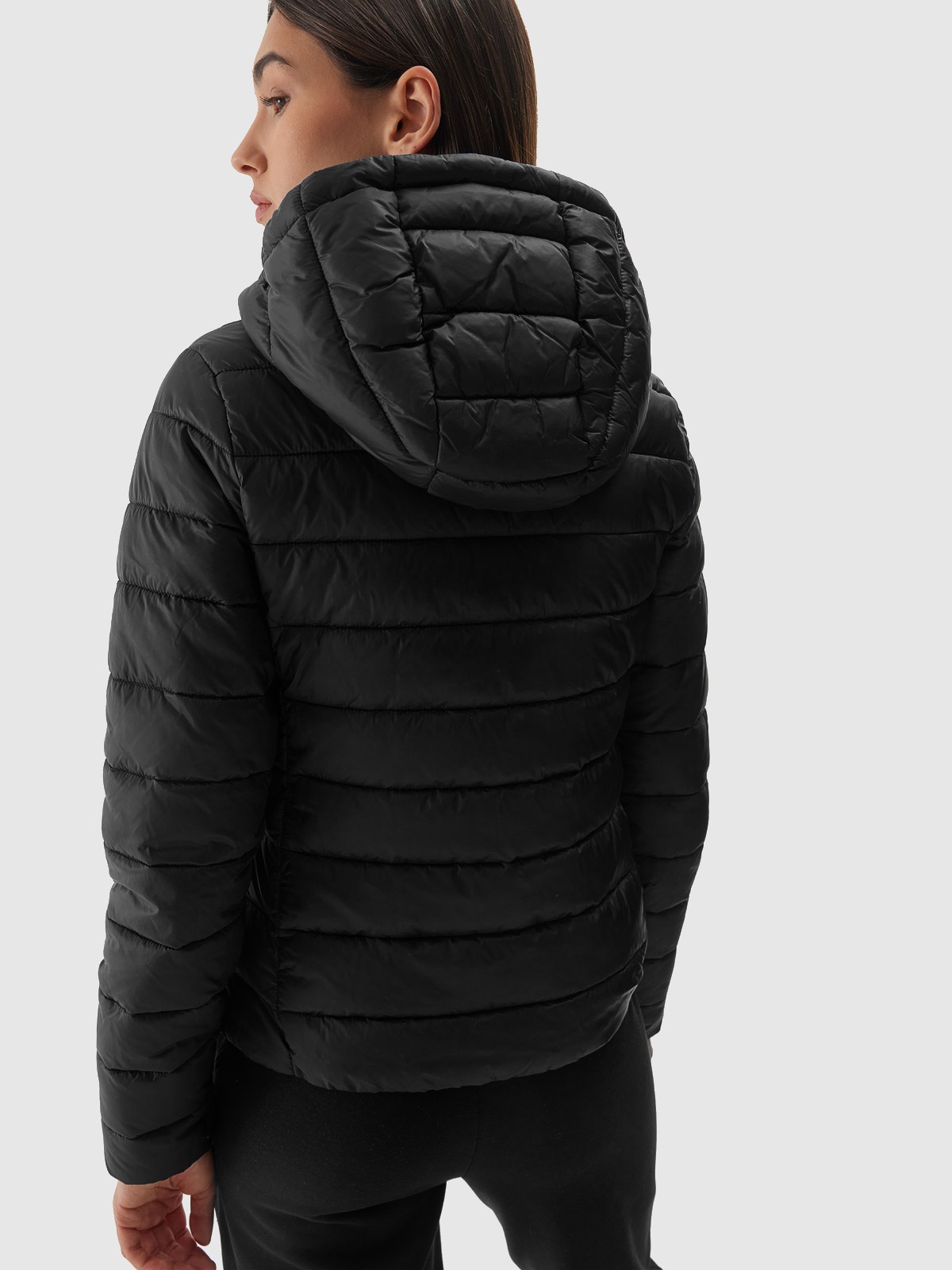 4F Steppjacke mit Kapuze