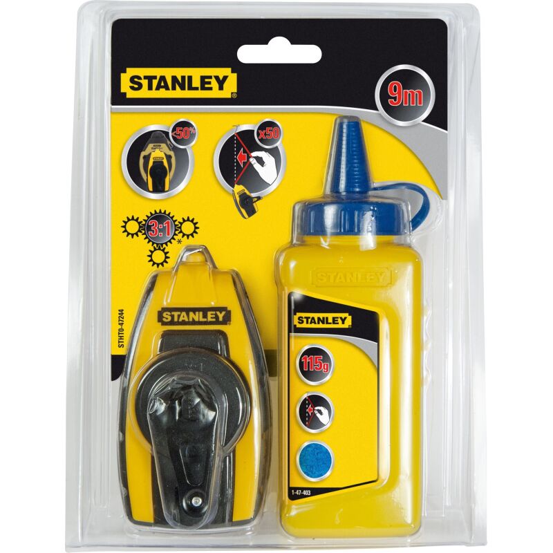 Kit cordeau traceur 9 m compact + poudre