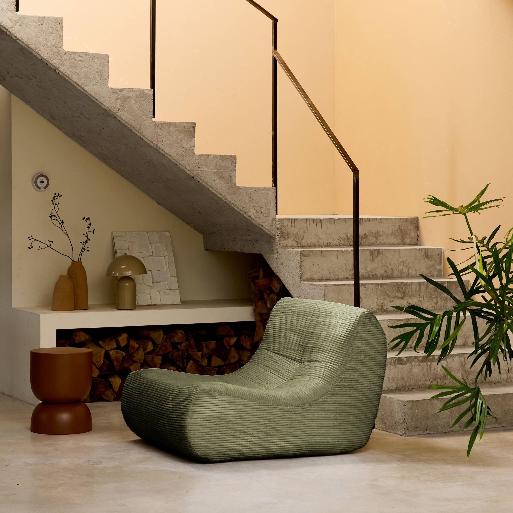 sweeek - Fauteuils corduroy Sokol 1 zitplaats