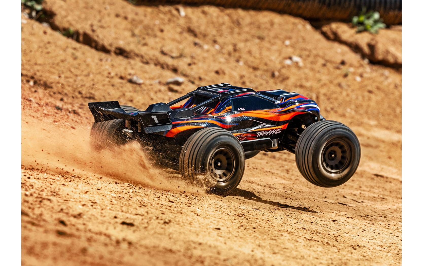 Monster Truck Mini XRT RTR Orange<br>Kompakter 1:16 Monster-Truck mit 3S Brushless-Power